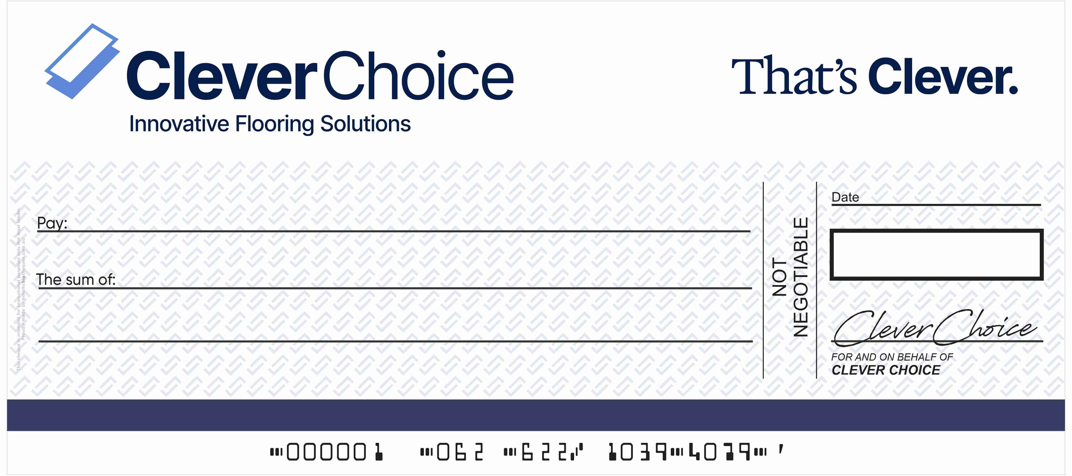 Giant  Novelty BIG Cheque - Novelty BIG Cheques