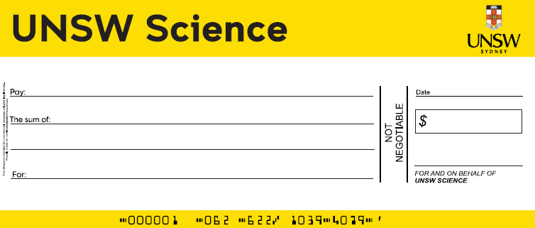 Giant Rigid Novelty Cheque - Novelty Cheques Direct